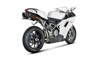 Akrapovic Slip-on Line Carbon zonder E-keur Ducati 848 / Evo 2008-2014